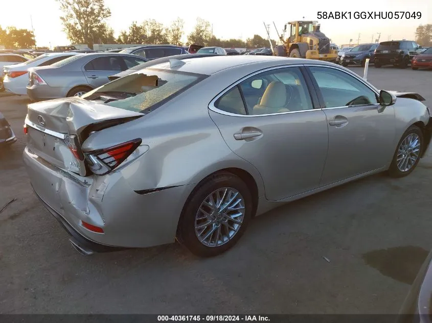 58ABK1GGXHU057049 2017 Lexus Es 350