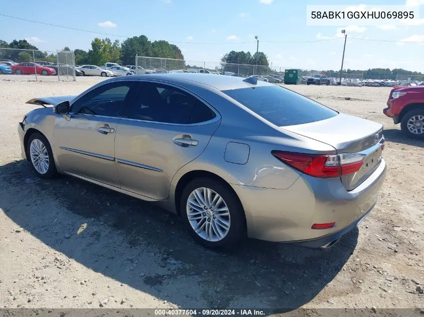 58ABK1GGXHU069895 2017 Lexus Es 350