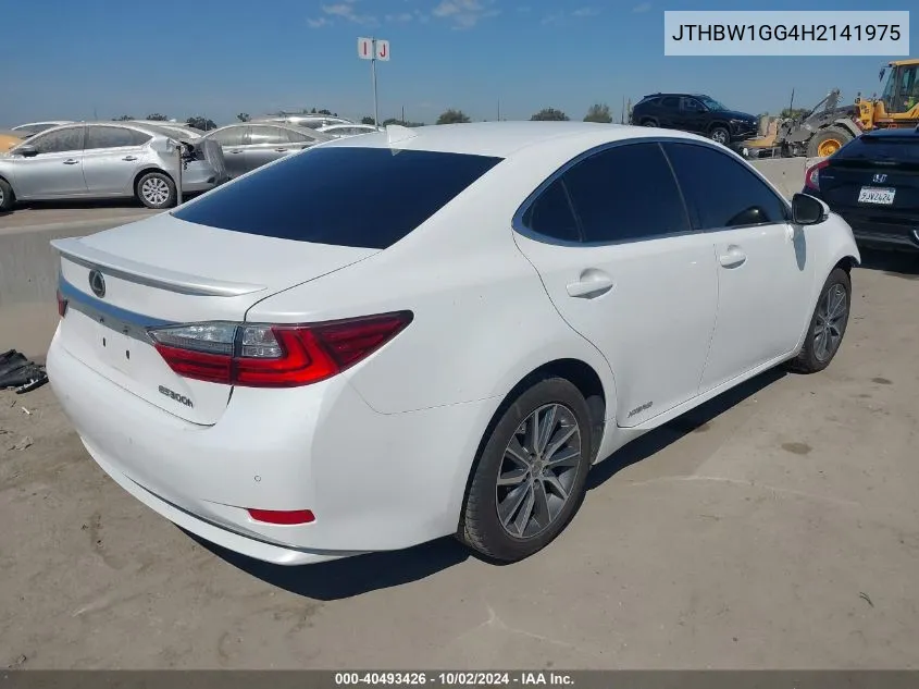 JTHBW1GG4H2141975 2017 Lexus Es 300H