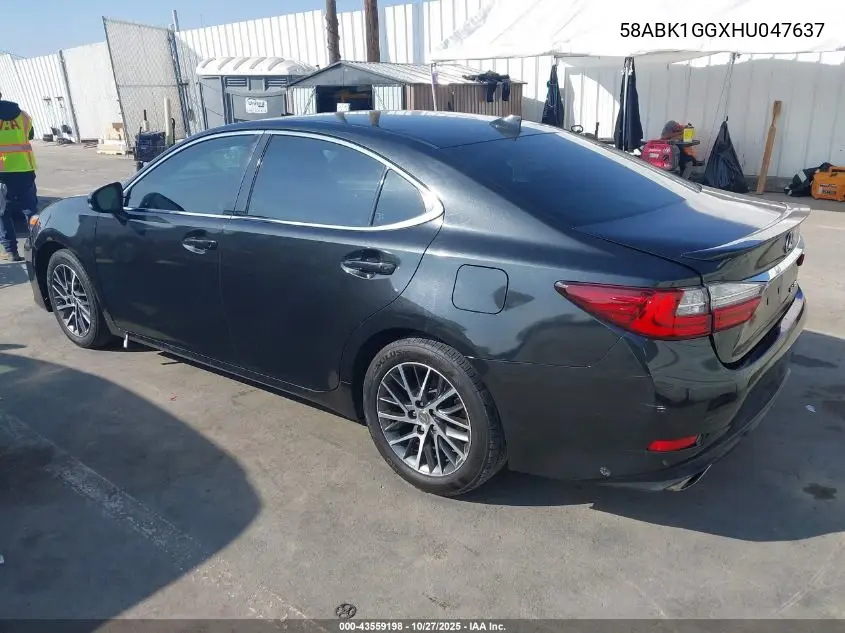 58ABK1GGXHU047637 2017 Lexus Es 350
