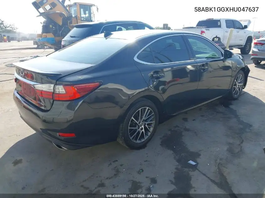 58ABK1GGXHU047637 2017 Lexus Es 350