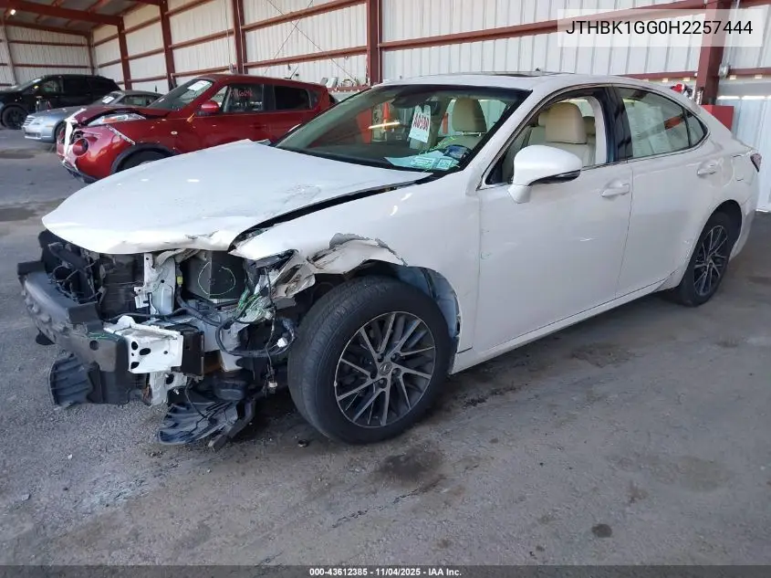 JTHBK1GG0H2257444 2017 Lexus Es 350