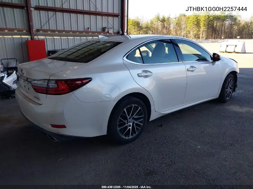 JTHBK1GG0H2257444 2017 Lexus Es 350