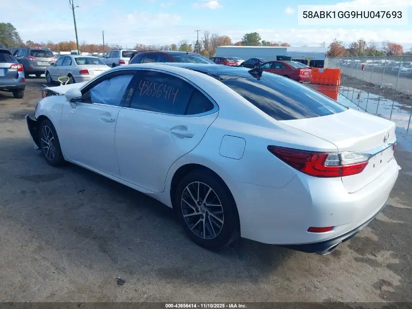 58ABK1GG9HU047693 2017 Lexus Es 350