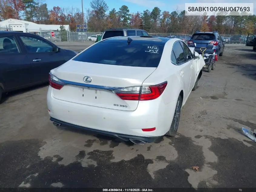 58ABK1GG9HU047693 2017 Lexus Es 350
