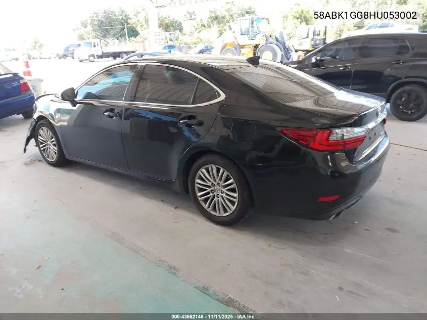 58ABK1GG8HU053002 2017 Lexus Es 350