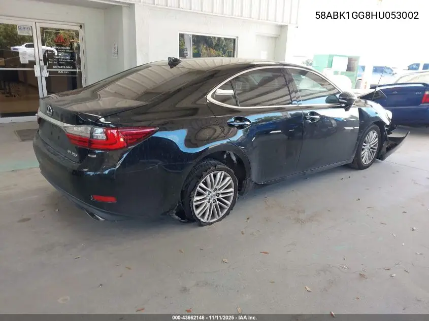 58ABK1GG8HU053002 2017 Lexus Es 350