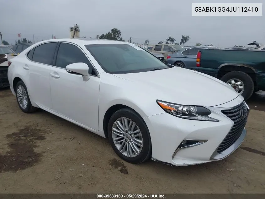 58ABK1GG4JU112410 2018 Lexus Es 350