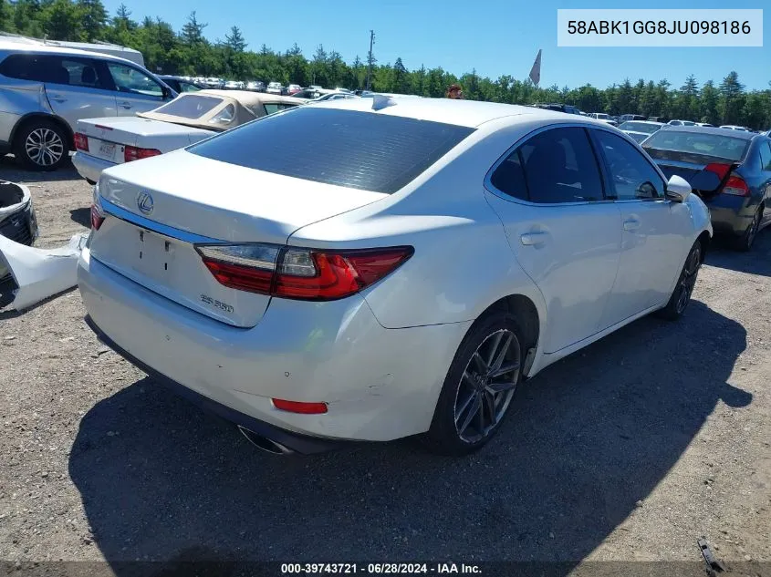 58ABK1GG8JU098186 2018 Lexus Es 350