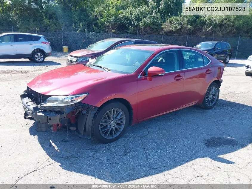 58ABK1GG2JU107528 2018 Lexus Es 350