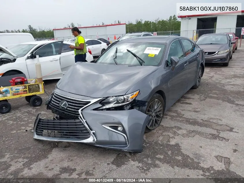 58ABK1GGXJU107860 2018 Lexus Es 350