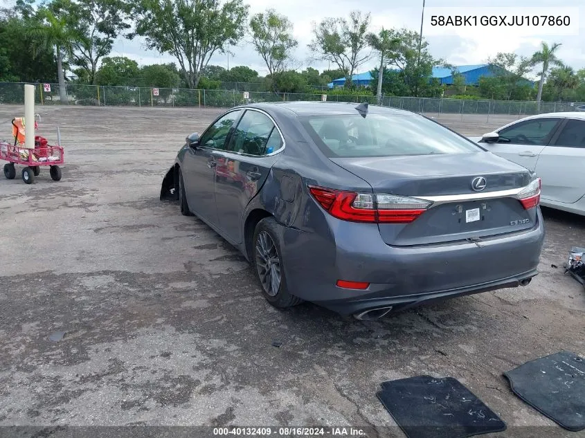 58ABK1GGXJU107860 2018 Lexus Es 350