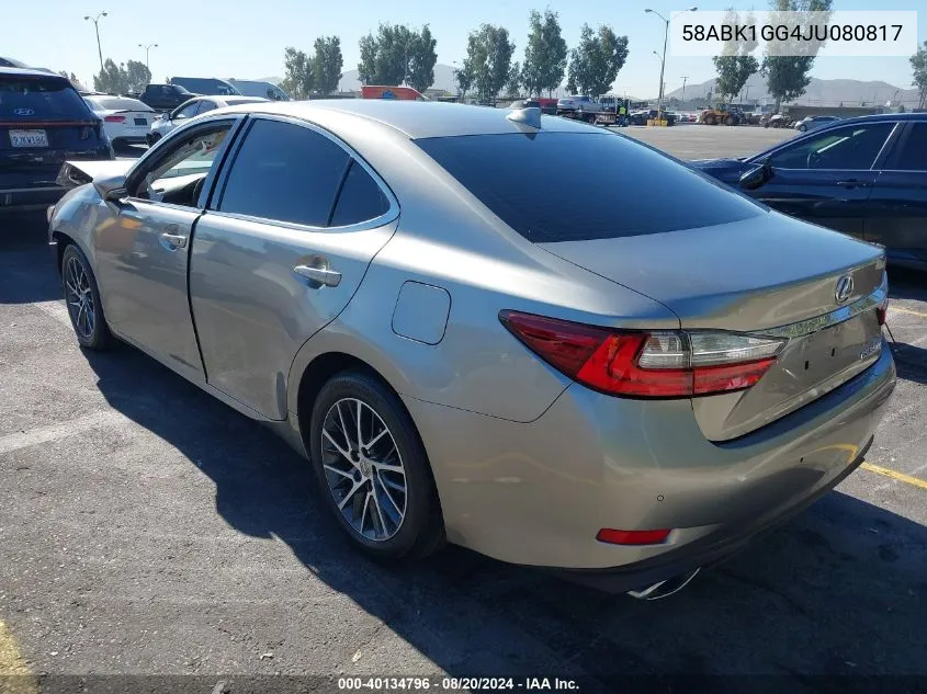 58ABK1GG4JU080817 2018 Lexus Es 350