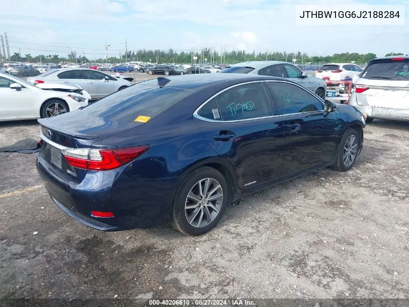 JTHBW1GG6J2188284 2018 Lexus Es 300H