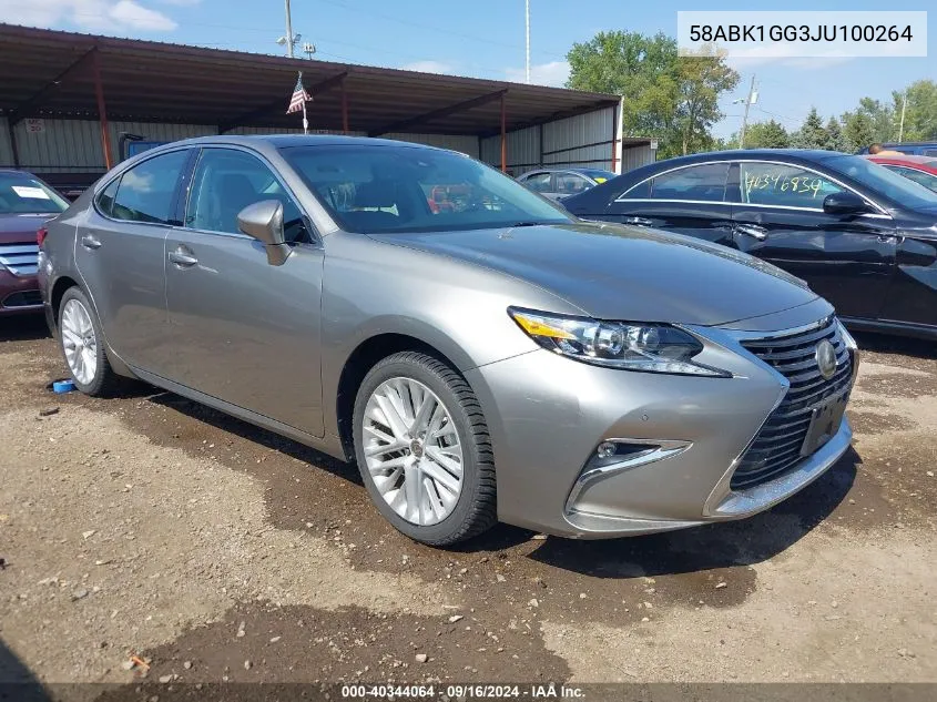 58ABK1GG3JU100264 2018 Lexus Es 350