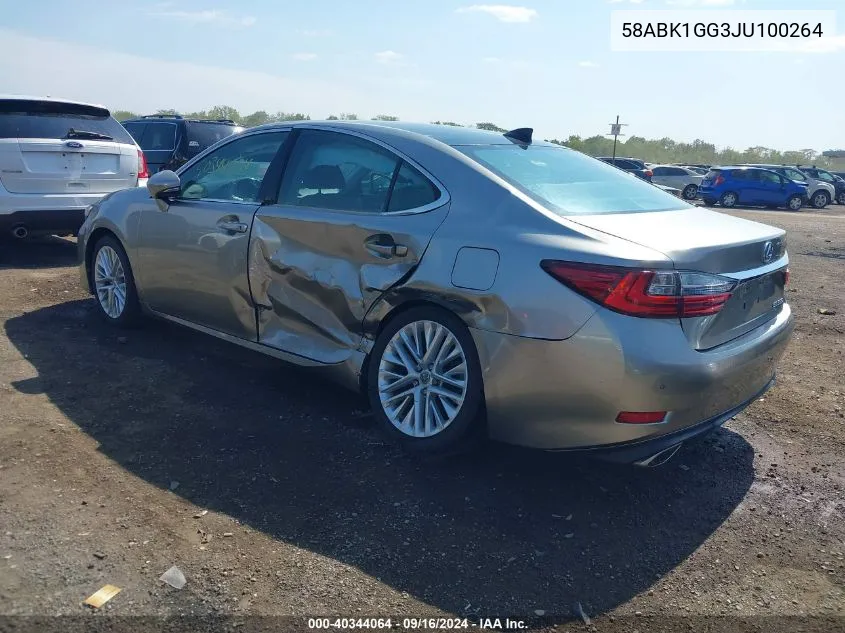 58ABK1GG3JU100264 2018 Lexus Es 350