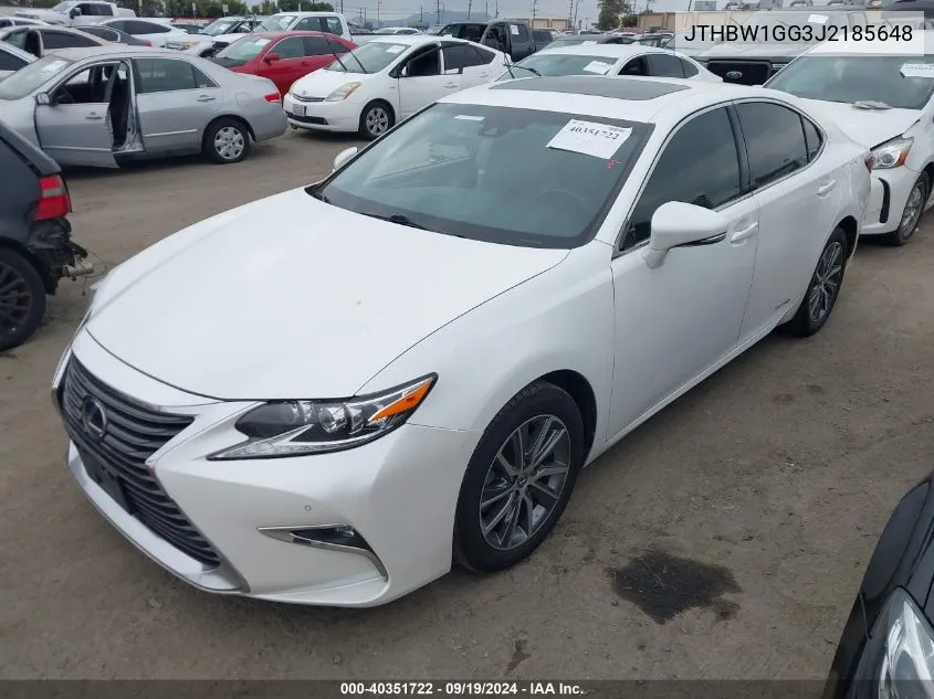 JTHBW1GG3J2185648 2018 Lexus Es 300H