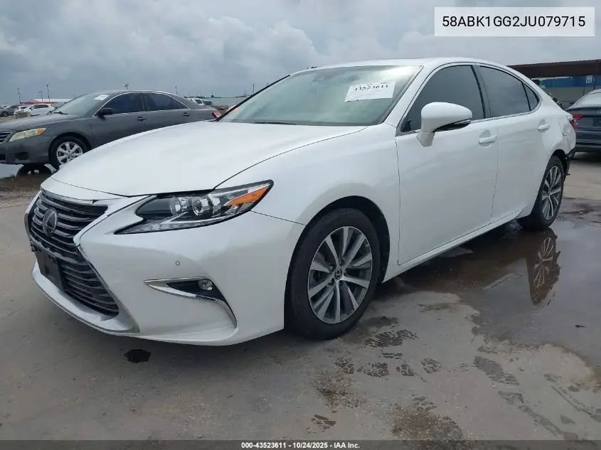 58ABK1GG2JU079715 2018 Lexus Es 350