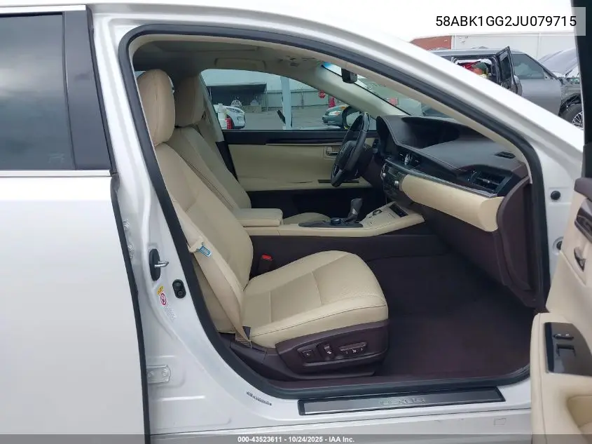 58ABK1GG2JU079715 2018 Lexus Es 350