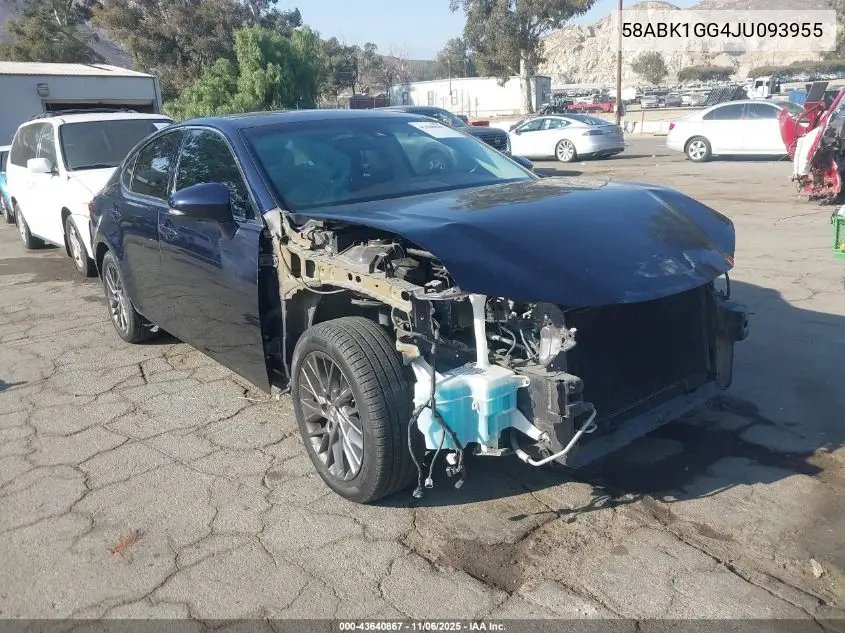 58ABK1GG4JU093955 2018 Lexus Es 350