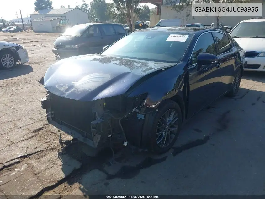 58ABK1GG4JU093955 2018 Lexus Es 350