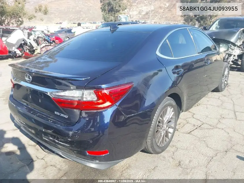 58ABK1GG4JU093955 2018 Lexus Es 350