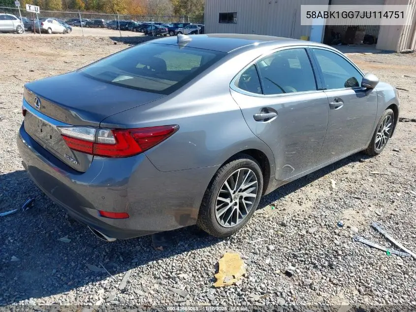 58ABK1GG7JU114751 2018 Lexus Es 350