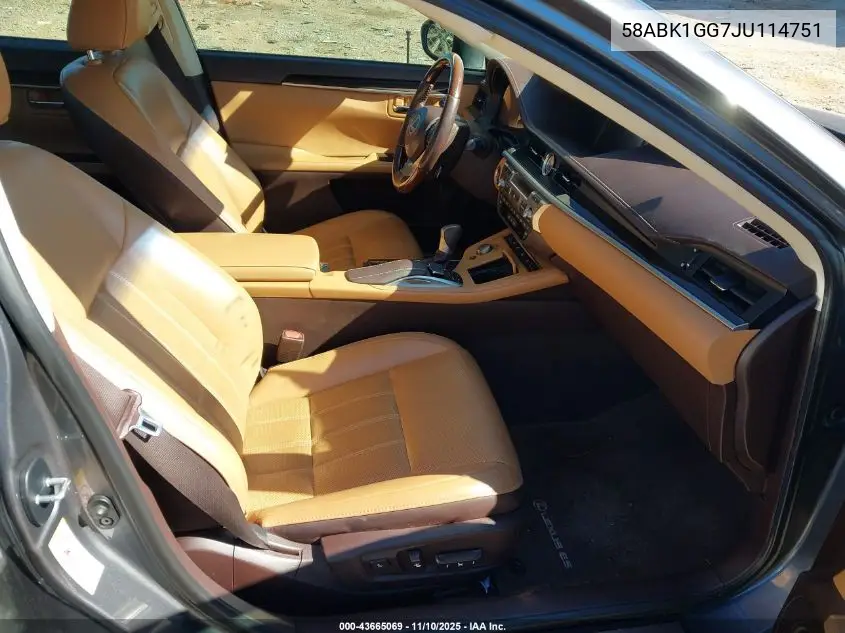58ABK1GG7JU114751 2018 Lexus Es 350
