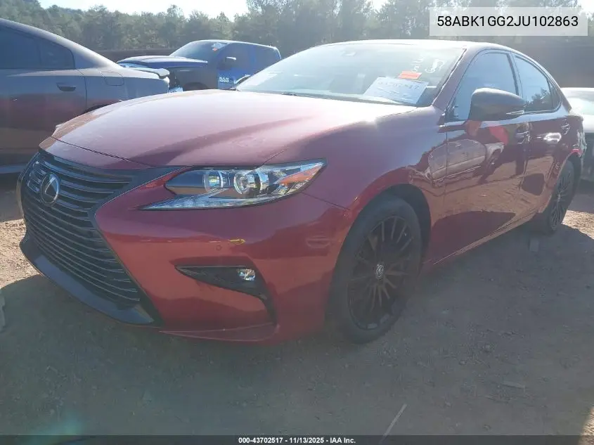 58ABK1GG2JU102863 2018 Lexus Es 350