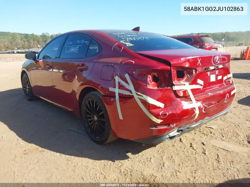 58ABK1GG2JU102863 2018 Lexus Es 350