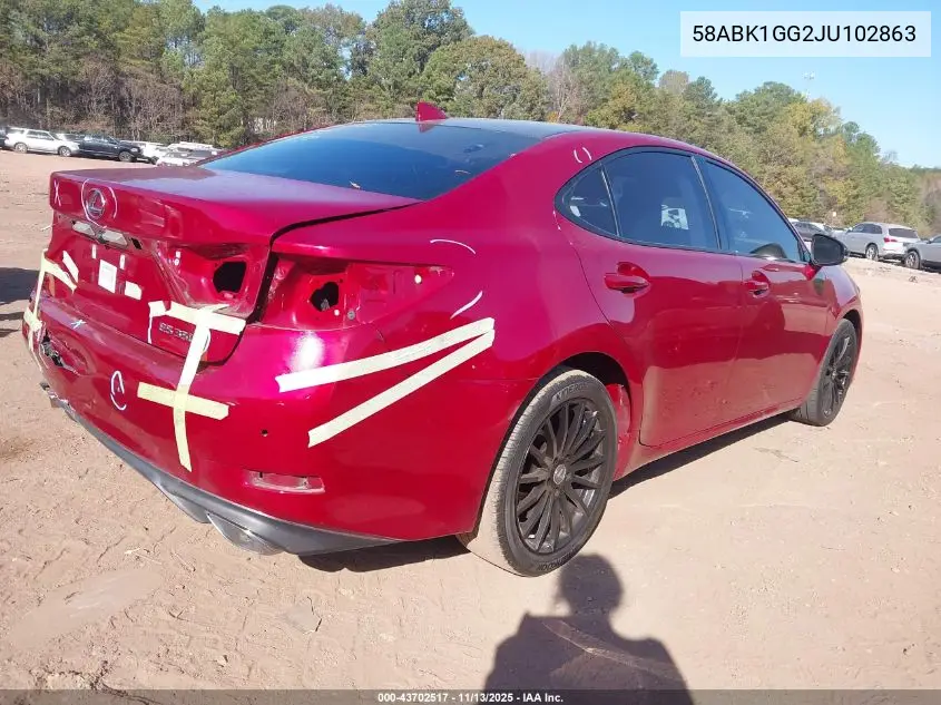 58ABK1GG2JU102863 2018 Lexus Es 350