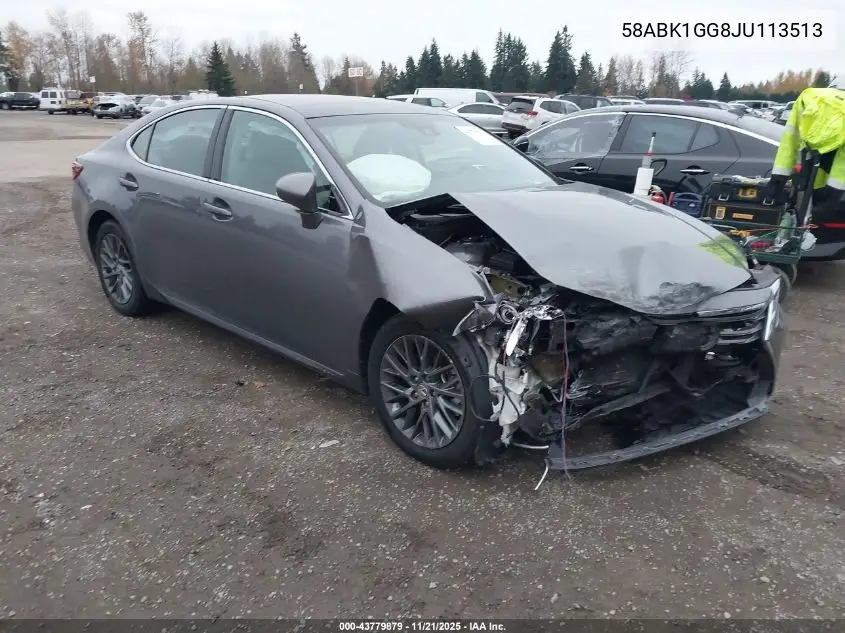 58ABK1GG8JU113513 2018 Lexus Es 350