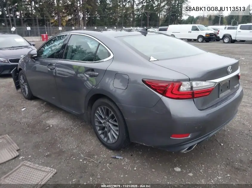 58ABK1GG8JU113513 2018 Lexus Es 350