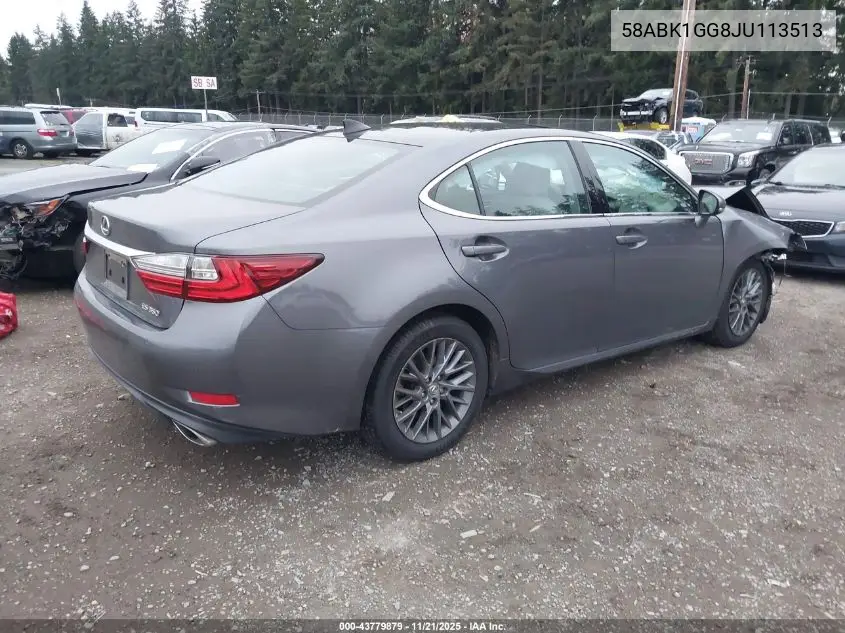58ABK1GG8JU113513 2018 Lexus Es 350