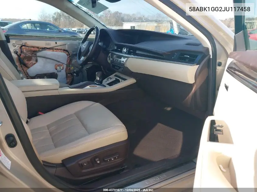 58ABK1GG2JU117458 2018 Lexus Es 350