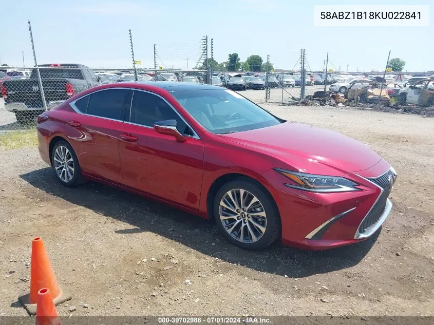 58ABZ1B18KU022841 2019 Lexus Es 350 Luxury