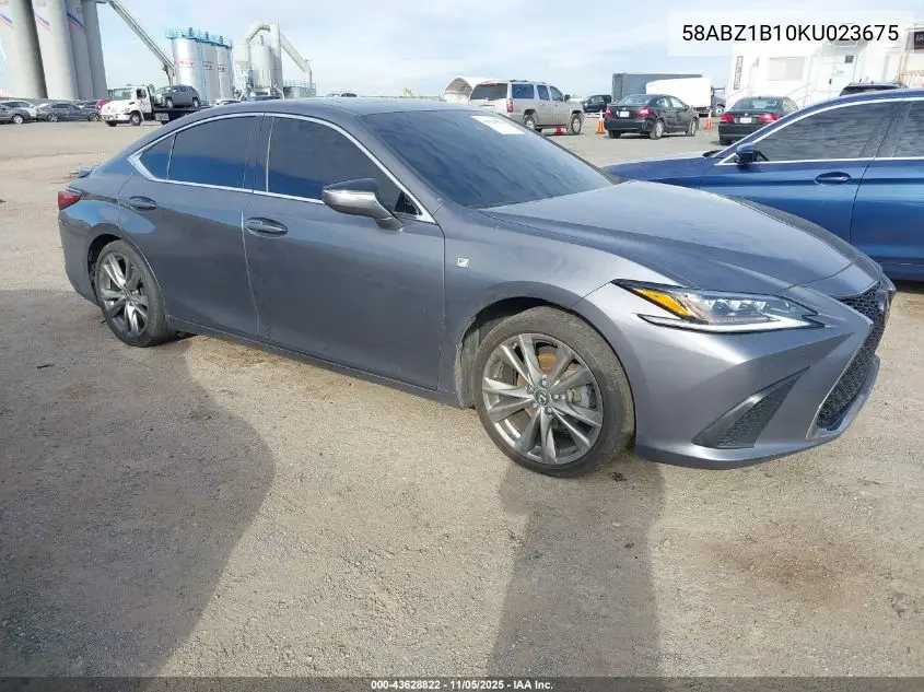 58ABZ1B10KU023675 2019 Lexus Es 350 F Sport
