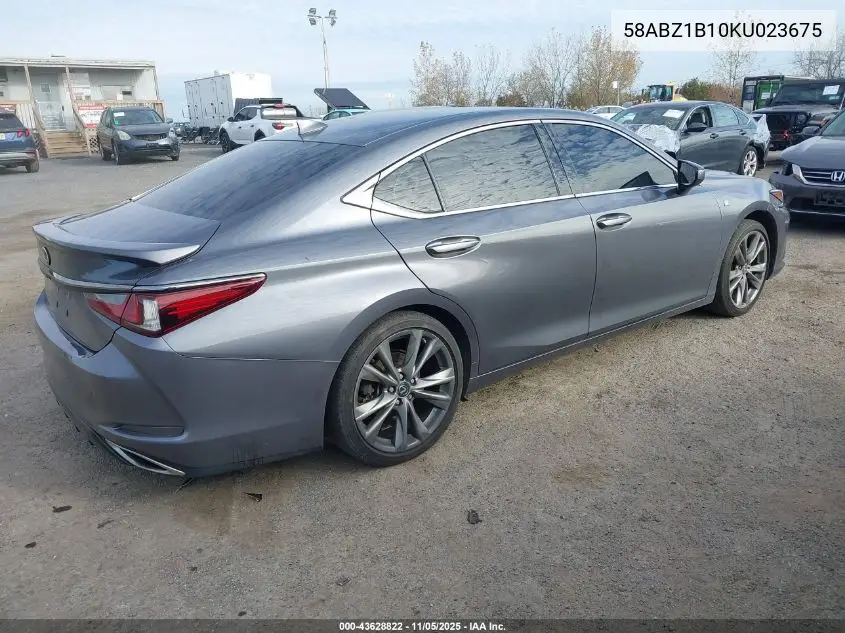 58ABZ1B10KU023675 2019 Lexus Es 350 F Sport