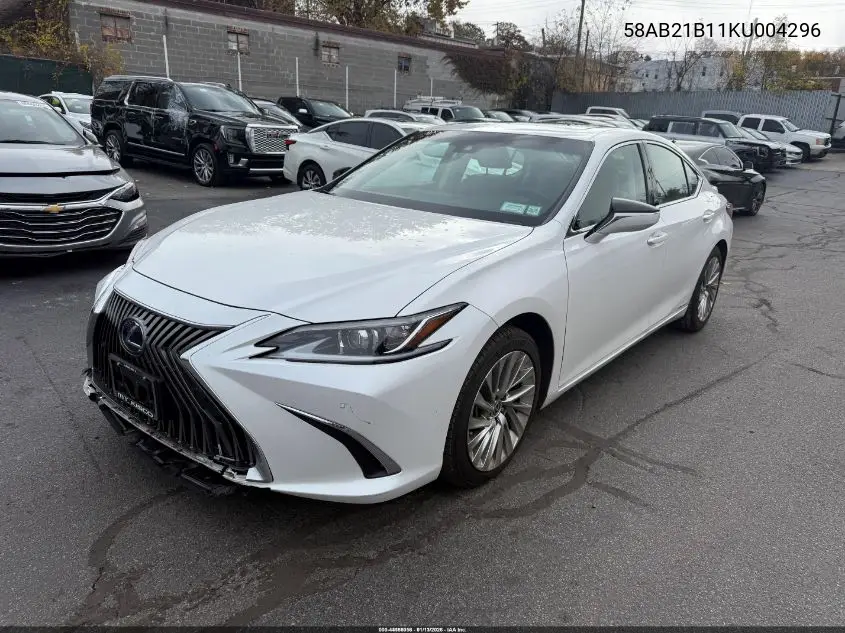 58AB21B11KU004296 2019 Lexus Es 300H Luxury