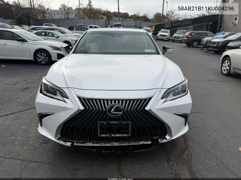 58AB21B11KU004296 2019 Lexus Es 300H Luxury