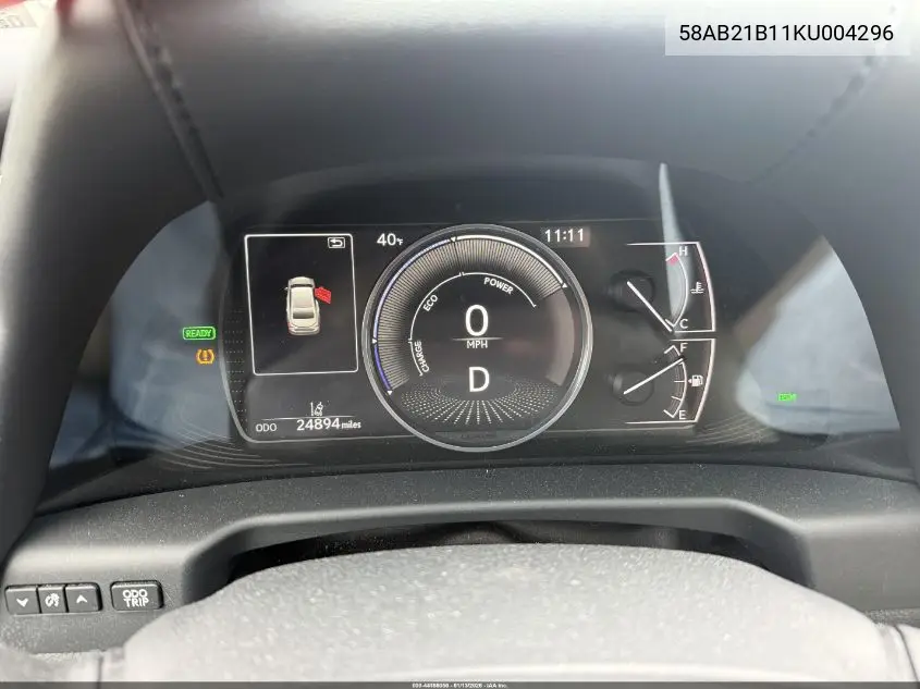 58AB21B11KU004296 2019 Lexus Es 300H Luxury