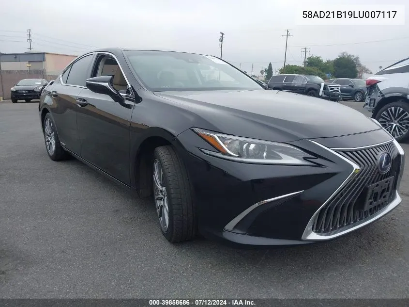 58AD21B19LU007117 2020 Lexus Es 300H