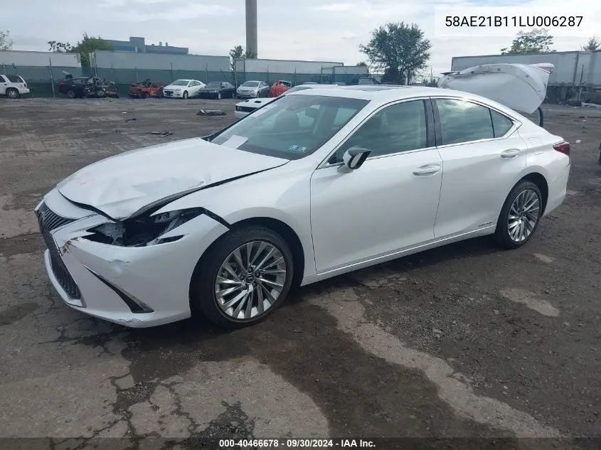 58AE21B11LU006287 2020 Lexus Es 300H Luxury