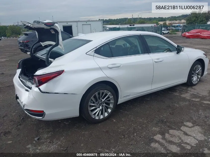 58AE21B11LU006287 2020 Lexus Es 300H Luxury