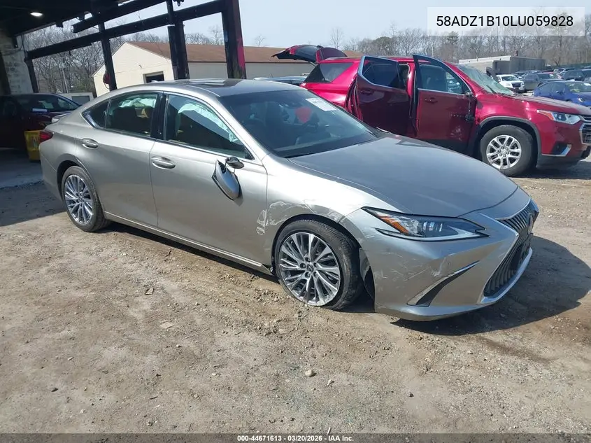 2020 Lexus Es 350 VIN: 58ADZ1B10LU059828 Lot: 44671613