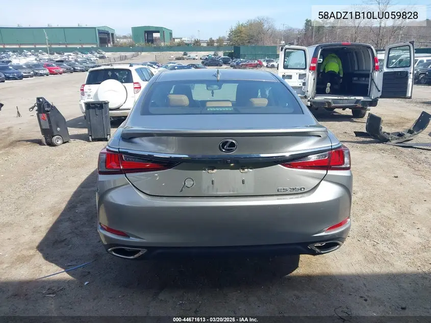 2020 Lexus Es 350 VIN: 58ADZ1B10LU059828 Lot: 44671613