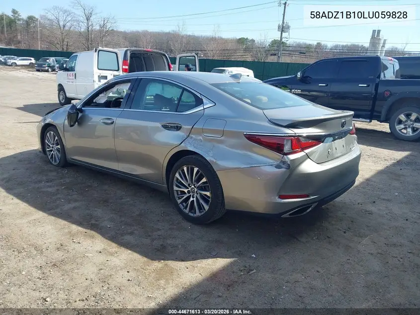 2020 Lexus Es 350 VIN: 58ADZ1B10LU059828 Lot: 44671613