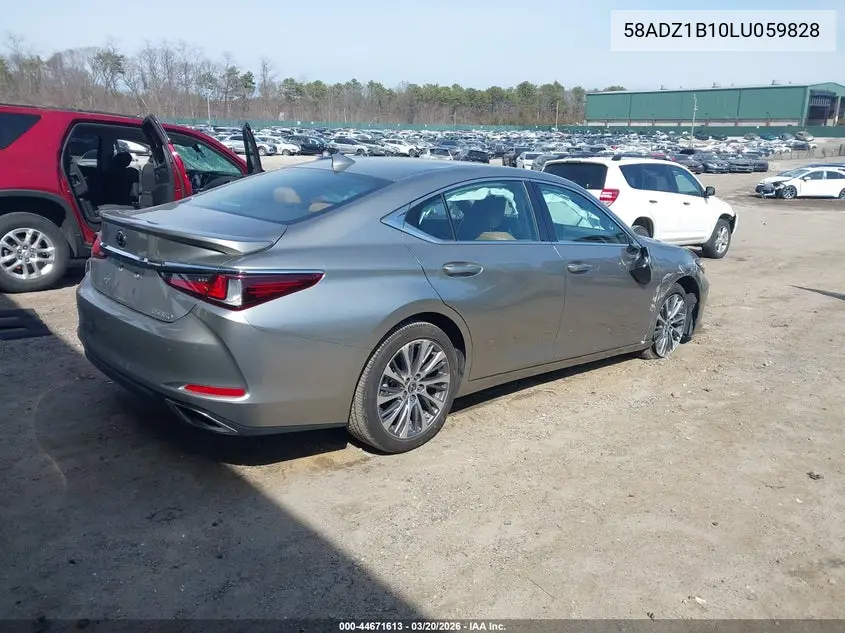 2020 Lexus Es 350 VIN: 58ADZ1B10LU059828 Lot: 44671613