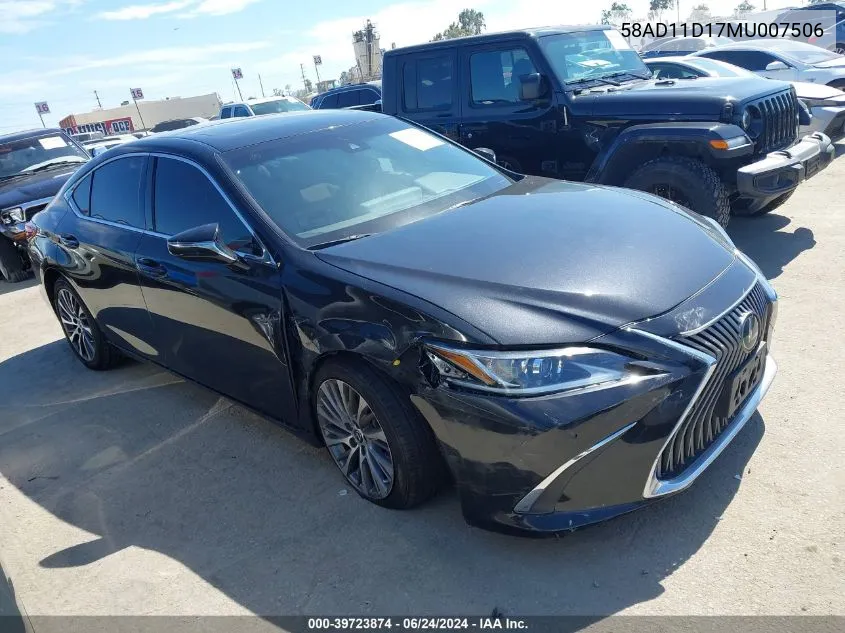 58AD11D17MU007506 2021 Lexus Es 250