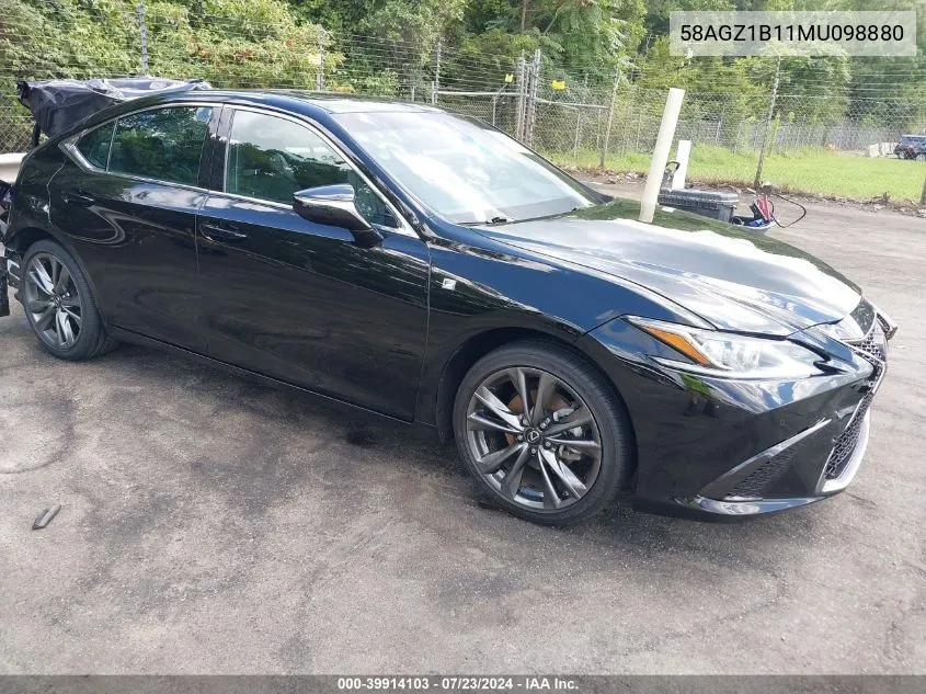 58AGZ1B11MU098880 2021 Lexus Es 350 F Sport